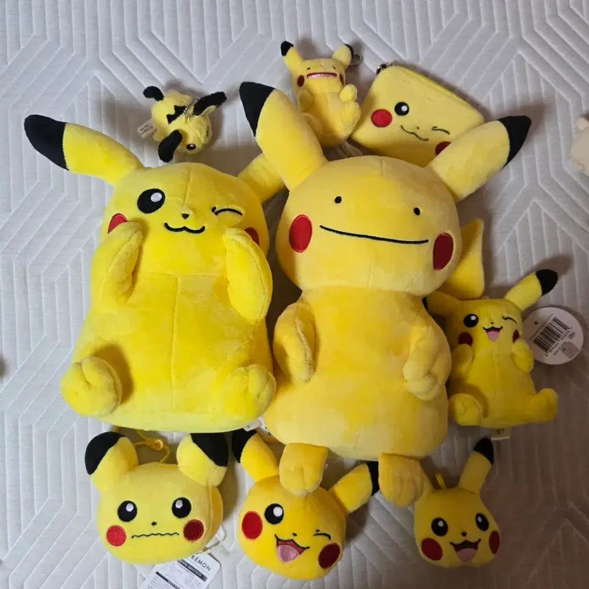 [BUNJANG] Pokemon Pikachu Doll Bundle Set / 무료배송) 포켓몬 피카츄 인형 굿즈 일괄