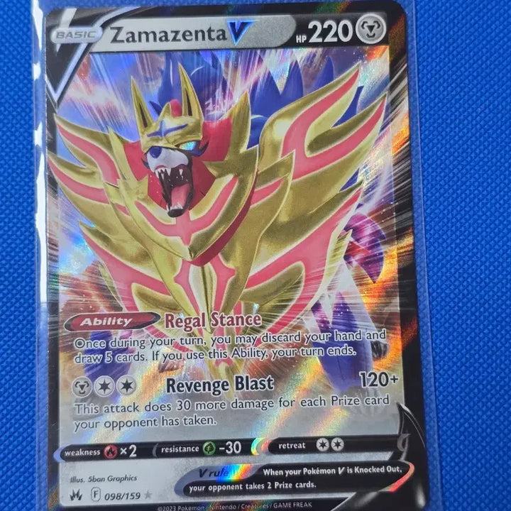 [BUNJANG] Pokemon Zacian V North American Card / (포켓몬) 자마젠타V 북미카드