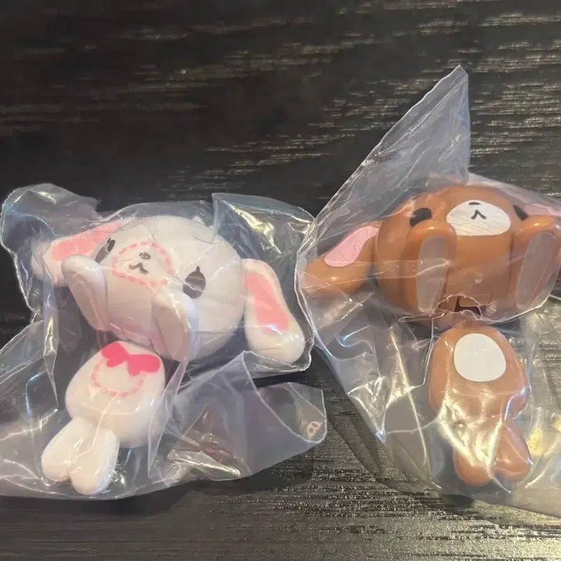 [BUNJANG] Sanrio PoccoNoru Gacha Sugarbunnies Bundle Set (Shylo &amp; Kurolo) / 산리오 표코노루 가챠 슈가바니즈 일괄 판매 시로우사 쿠로우사