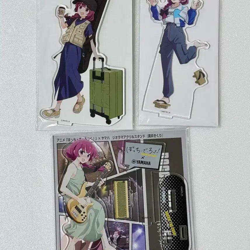 [BUNJANG] Bocchi the Rock! Kikuri Hiroi Collaboration Acrylic Stand Set / 한정)봇치더락 JR도카이/로손/야마하 콜라보 히로이키쿠리 아크릴스탠드