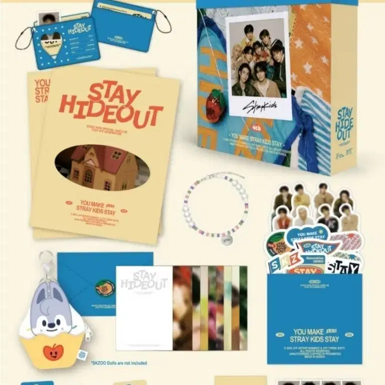 [BUNJANG] Stray Kids Fanclub 4th Gen STAY HIDEOUT Full Set / 스트레이키즈 팬클럽 4기 STAY HIDEOUT 풀구성