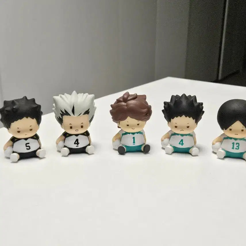 [BUNJANG] Haikyu!! Chibi Chibi Sofubi Figure 5-Piece Set / 하이큐 챠비챠비 가챠 피규어 5종 일괄