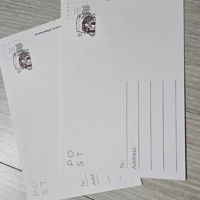 [BUNJANG] EverSoul 2 Types of Postcards / 에버소울 포스트카드 엽서 2종