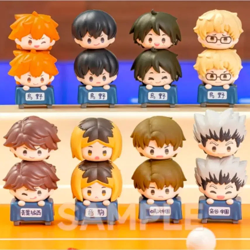[BUNJANG] Haikyuu!! Stackable Figures Bundle Set (5 Types) / 하이큐 스택업 피규어 가챠 5종 일괄