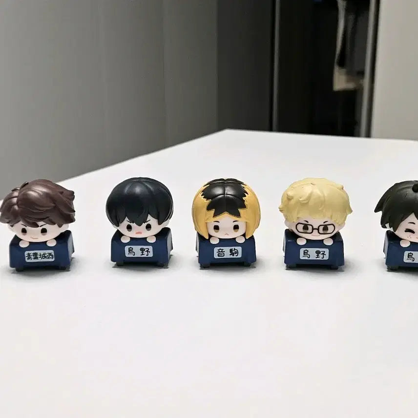 [BUNJANG] Haikyuu!! Stackable Figures Bundle Set (5 Types) / 하이큐 스택업 피규어 가챠 5종 일괄