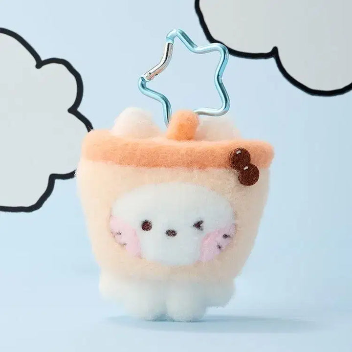 [BUNJANG] Wishnini Bubble Nyan Yuushi Plush Keychain (Sealed) with Photocard / 미개봉) 위시니니 버블냥 유우시 인형 키링 포카 포함