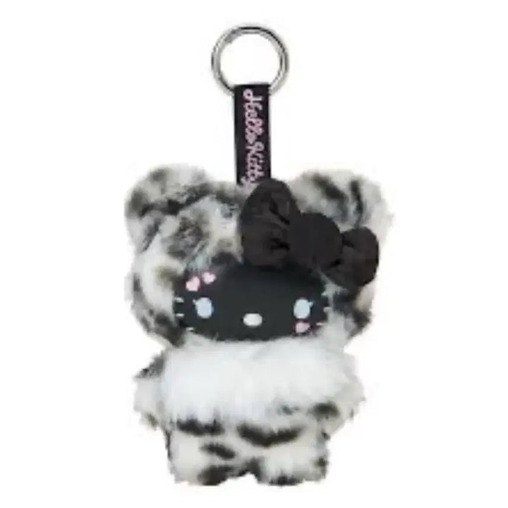 [BUNJANG] Sanrio Hello Kitty Fine Face Leopard Keychain Plush / 산리오 헬로키티 파인페이스 캣 레오파드 키링 인형