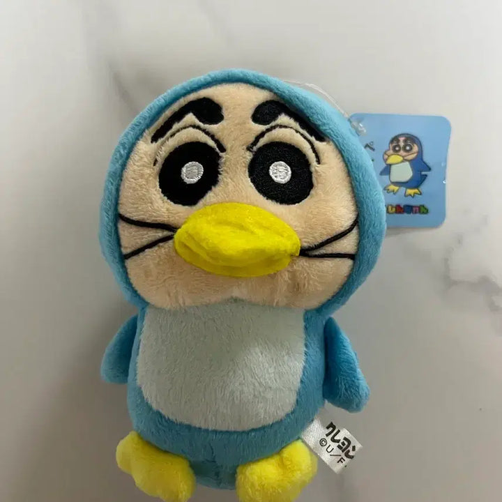 [BUNJANG] Official Crayon Shin-chan Penguin Plush Keychain / 정품) 짱구 펭권 인형키링