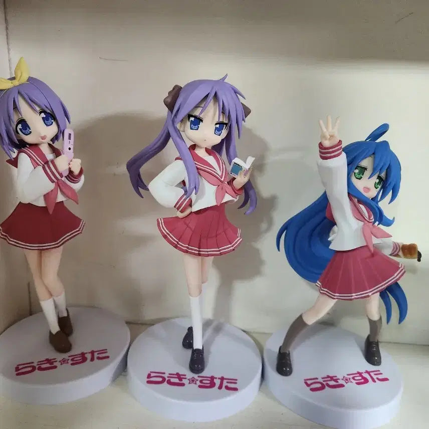[BUNJANG] Lucky Star 3 Types Bundle Set Figures / 러키스타 피규어 3종 일괄