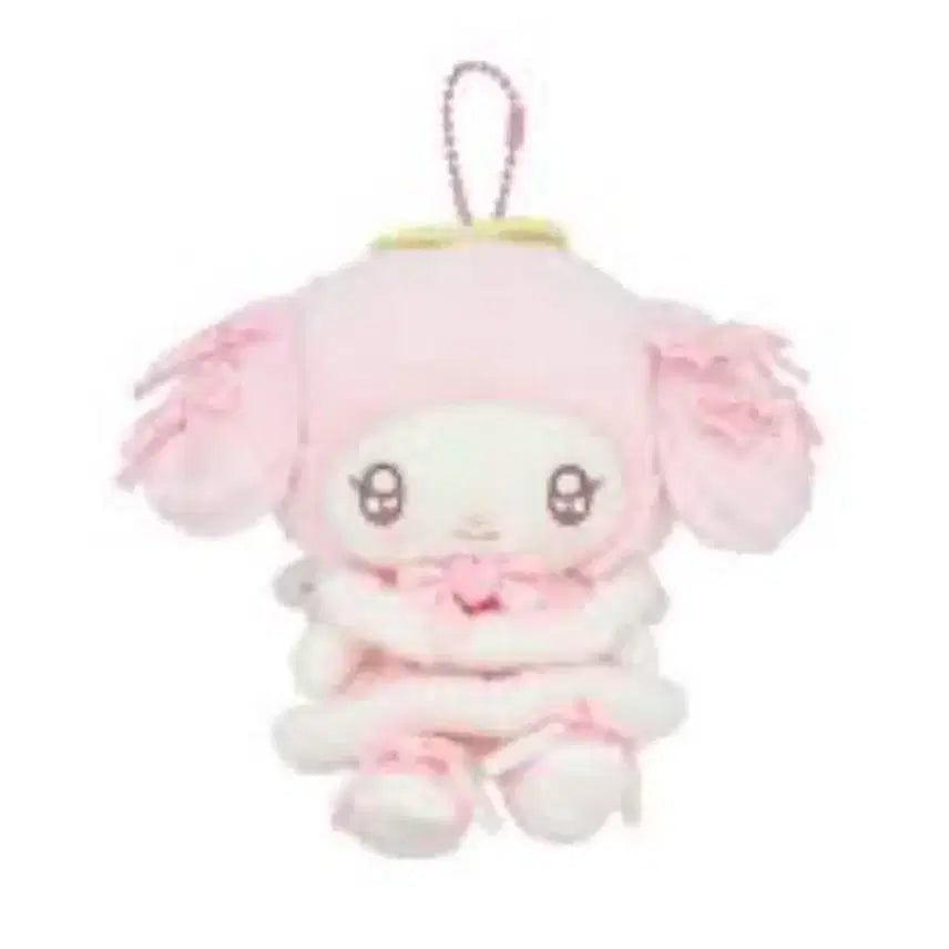 [BUNJANG] Sanrio Show By Rock!! My Melody Angel/Devil Mascot Keychain / 산리오 쇼비도 천사악마 마이멜로디 인형 마스코트 키링 양산형 지뢰계