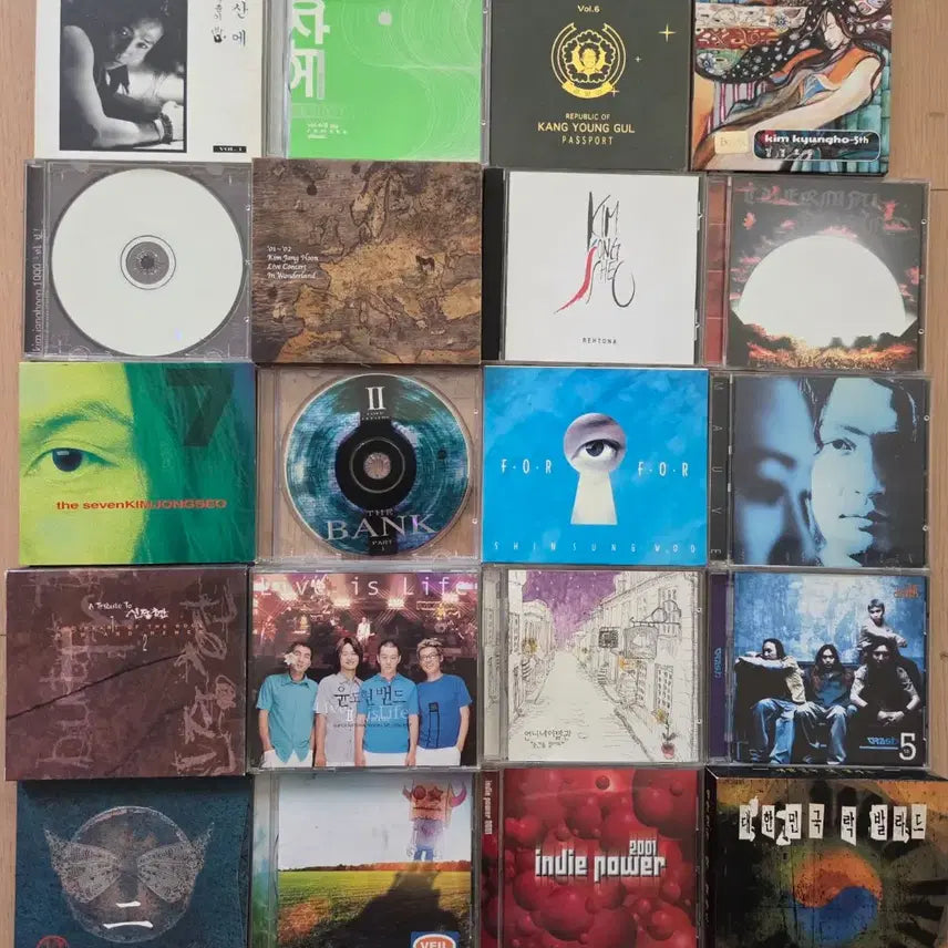 [BUNJANG] Compilation K-Rock Ballad Albums (Various Artists) / 대한민국 가요 락 앨범 (강산에 김종서 김경호 윤도현 신승우  삐삐밴드)