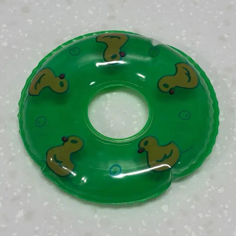 [BUNJANG] Baby Duck Floatie Prop - Green / 인형 누이 소품 아기 오리 튜브 초록색