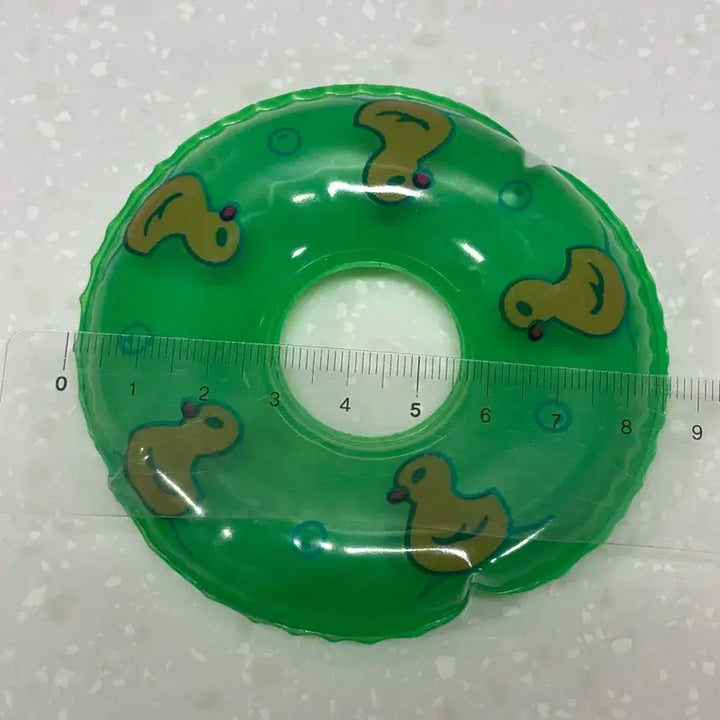 [BUNJANG] Baby Duck Floatie Prop - Green / 인형 누이 소품 아기 오리 튜브 초록색