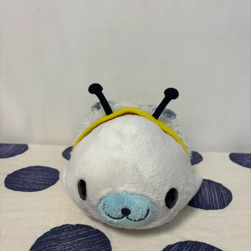 [BUNJANG] San-X Mamegoma Honeybee Medium Plush / 고전 산엑스 꿀벌 마메고마 중형 인형