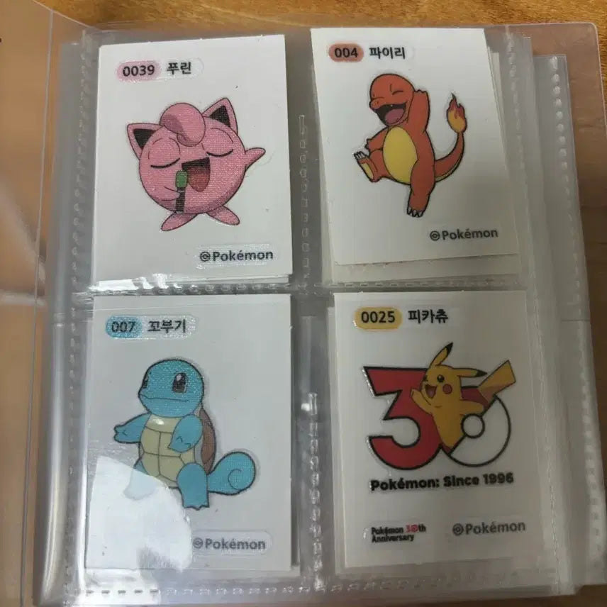 [BUNJANG] Pokemon Sticker Collection / 포켓몬 띠부실