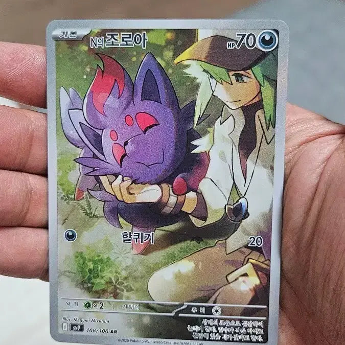 [BUNJANG] Pokemon Card Zoroark AR Card / 포켓몬카드 N의 조로아 AR 카드 팝니다