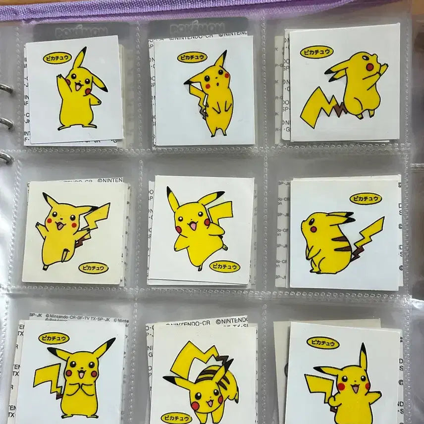 [BUNJANG] Pokemon Japanese TTI Band Stickers 100 pcs Bundle Set / 오래된 포켓몬 일판띠부씰 100장 일괄