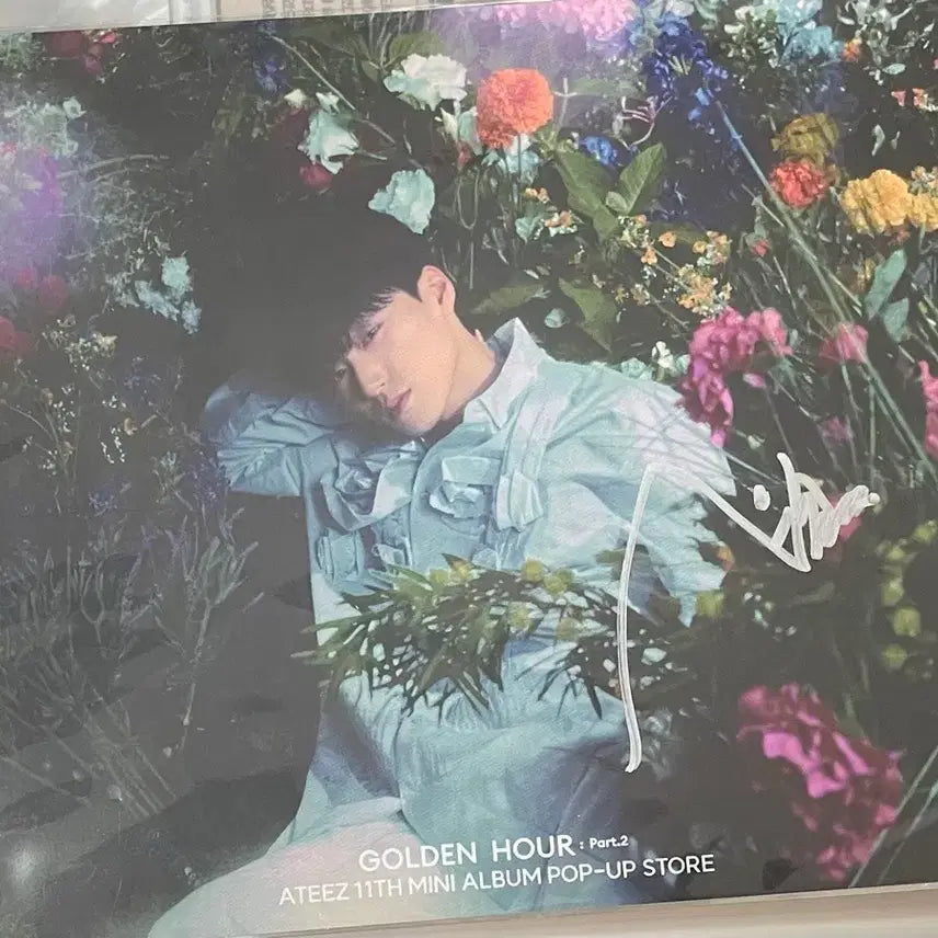 [BUNJANG] ATEEZ Choi San Autographed Postcard / 에이티즈 최산 친필싸인엽서 아온마티 팝업 이벤트
