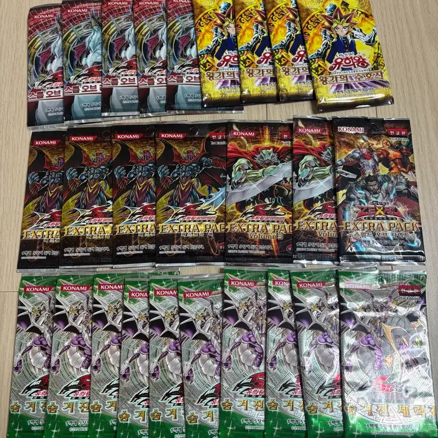 [BUNJANG] Yu-Gi-Oh! Rare Booster Pack Bundle Set (Ragnarok, Guardian of the Royal, 1st Edition) / 유희왕희귀팩(라그나로크, 왕가의수호자, 1st등) 일괄 판매(2탄)