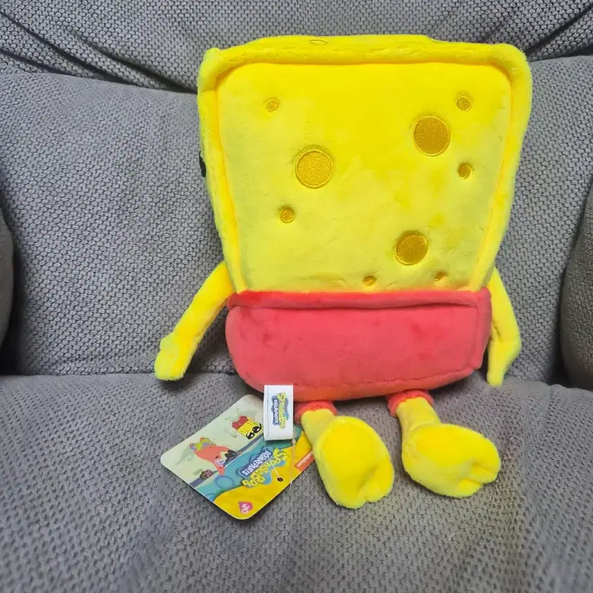 [BUNJANG] SpongeBob SquarePants Plush Toy with Sunglasses and Overalls / 스폰지밥인형 선글라스 멜빵바지