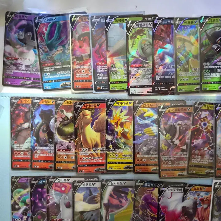 [BUNJANG] Pokemon Cards V RR 75 Cards Bundle (No Duplicates) / 포켓몬 카드 V rr카드 75장 일괄(노중복)