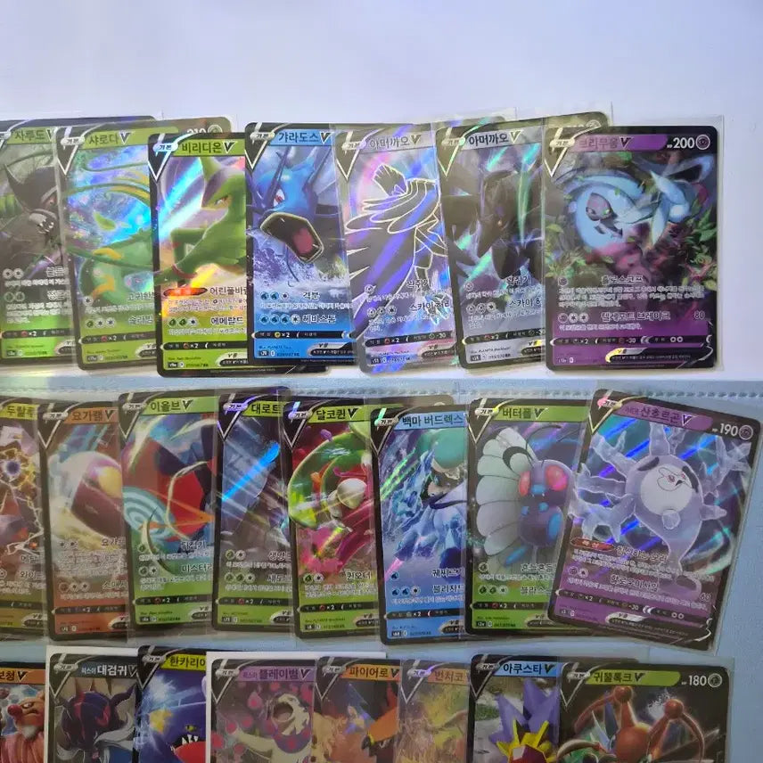 [BUNJANG] Pokemon Cards V RR 75 Cards Bundle (No Duplicates) / 포켓몬 카드 V rr카드 75장 일괄(노중복)
