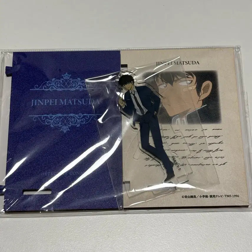 [BUNJANG] Detective Conan Matsuda Jinpei Book Type Acrylic Wood Stand (Sealed) / (미개봉) 명탐정코난 마츠다 진페이 북 타입 아크릴 우드 스탠드