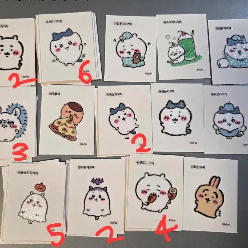 [BUNJANG] Chiikawa Sticker Set / (8.23업뎃)먼작귀 치이카와 띠부씰