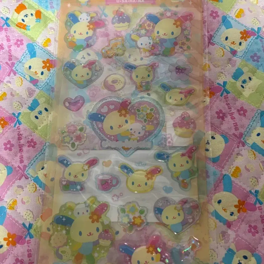[BUNJANG] Usahana Character Stickers / 우사하나 스티커