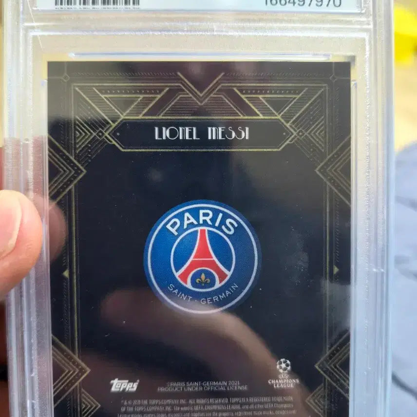 [BUNJANG] Lionel Messi 2021 Topps Deco UCL Purple Card 
