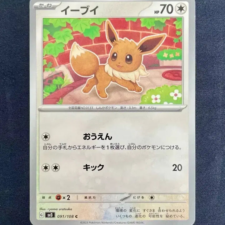 [BUNJANG] Pokemon Card Raging Surf Eevee 091/108 / 일판 포켓몬카드 레이징서프 이브이 091/108