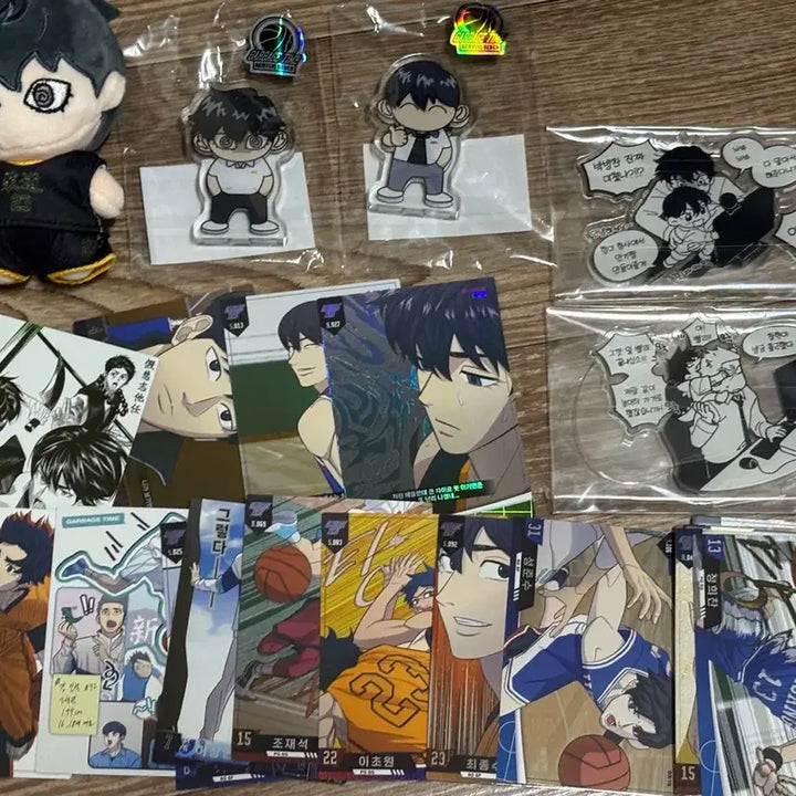 [BUNJANG] Garbage Time Acrylic Corotto Stand, Doll, and Photocard Bundle Set / 가비지타임 아크릴 코롯토 인형 포카 일괄