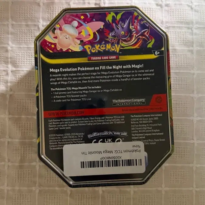 [BUNJANG] Pokemon North American Phantom/Pixie Tin Case Set / 포켓몬 북미판 팬텀/픽시 틴케이스 세트
