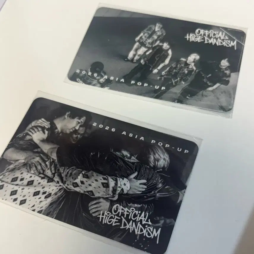 [BUNJANG] Official Hige Dandism Hige Dan Pop-up Store POB Photocard / 오피셜히게단디즘 히게단 내한 팝업 특전 포토카드 포카 플리