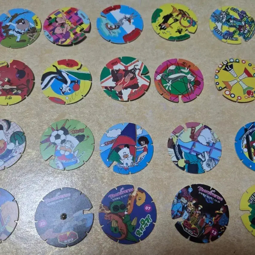 [BUNJANG] Vintage Tazos Bundle Set / 고전 각종 따조 일괄 판매