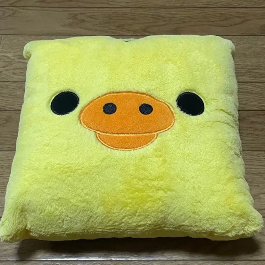 [BUNJANG] Kiiroitori Mochi Square Cushion / 키이로이토리 모찌 사각 쿠션