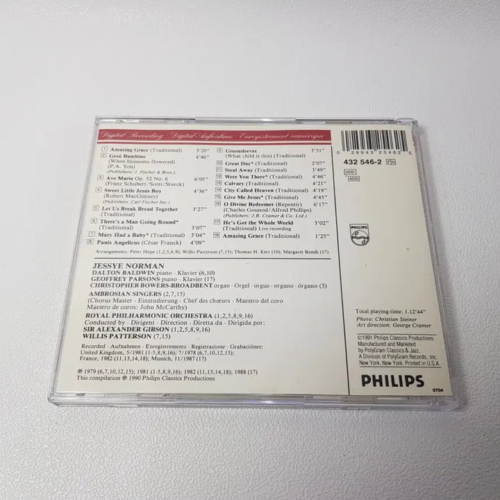 [BUNJANG] Jessye Norman Amazing Grace Philips USA Press CD / 제시 노먼 어메이징 그레이스 필립스 미국 제작반 CD