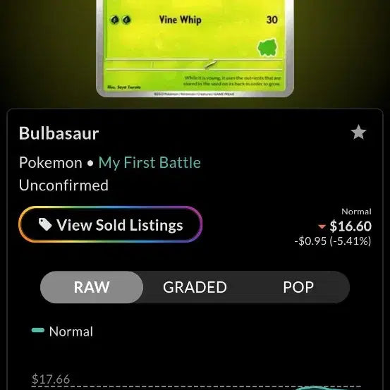 [BUNJANG] Pokemon Card North America My First Battle Bulbasaur Blue Border / 포켓몬카드 북미판 이상해씨 my first battle blue border