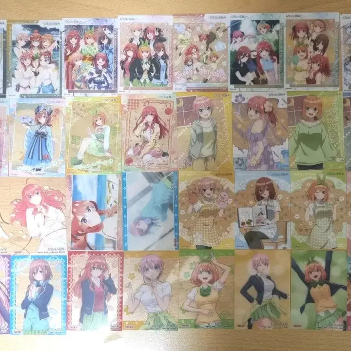 [BUNJANG] The Quintessential Quintuplets Card Bundle Set / 오등분의 신부 클리어 카드 일괄