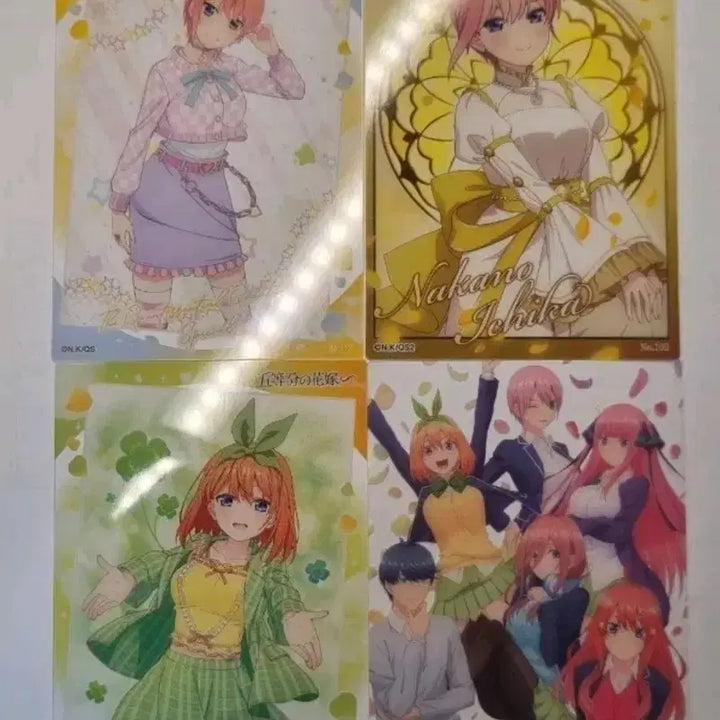 [BUNJANG] The Quintessential Quintuplets Card Bundle Set / 오등분의 신부 클리어 카드 일괄