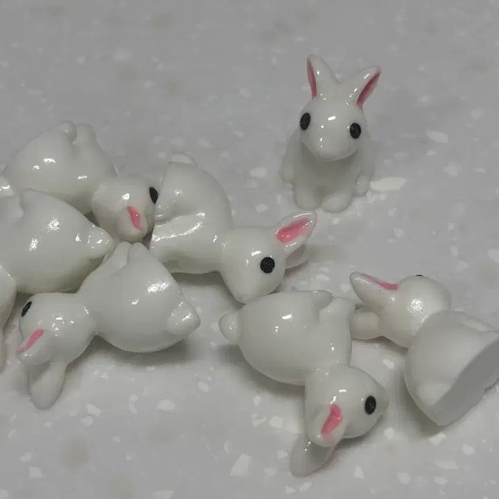 [BUNJANG] Mini Rabbit Rainmol 7-Piece Set Plush Accessory / 인형 누이 소품 미니토끼 레인몰 7개 세트