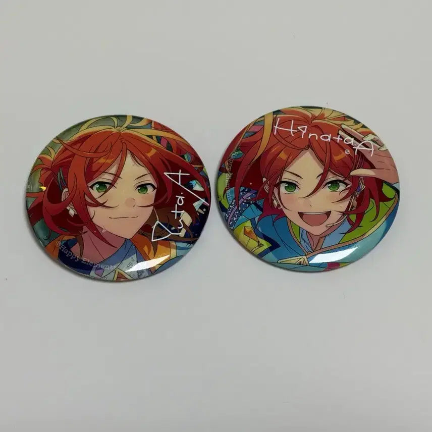 [BUNJANG] Ensemble Stars Twink 10th Anniversary Tin Badge Yuta &amp; Hinata Set / 앙스타 트윙크 10주년 캔뱃지 유우타 히나타