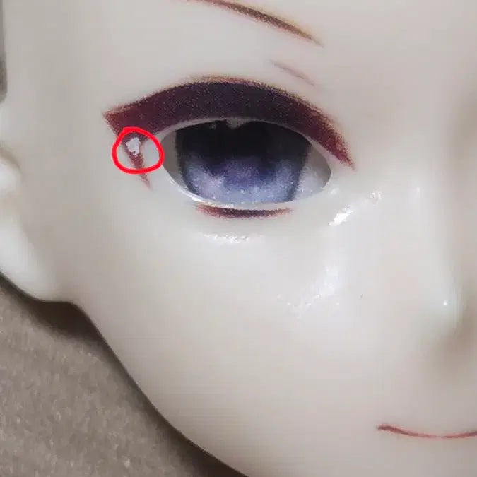 [BUNJANG] Obitsu 24 Open-Eye Face Plate with Decal and Eyes / ob24 오비츠 24 개안 데칼 얼굴 파츠 +안구 포함