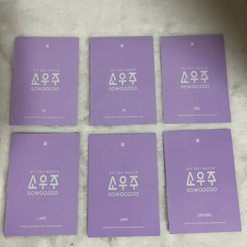 [BUNJANG] BTS "The Astronaut" Pajama Photocard Set Bundle / 방탄 소우주 파자마 포토카드 세트 양도 미니포카 잠옷 md 엠디 포카 bts 미니포토카드 디비디