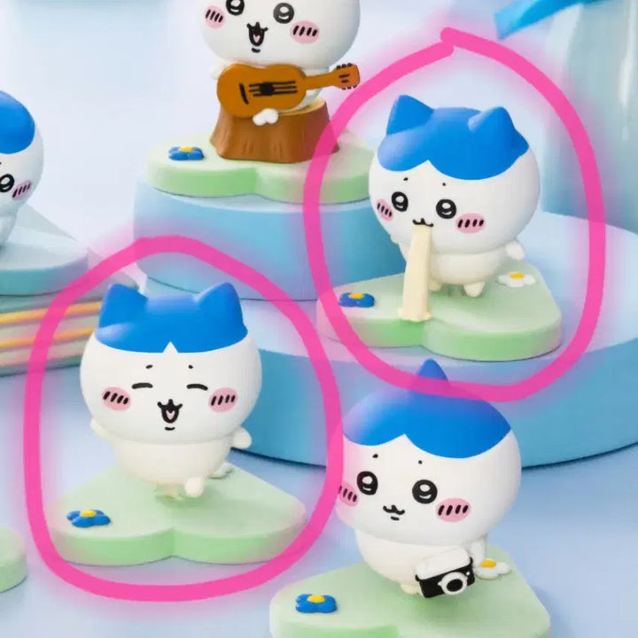 [BUNJANG] Chiikawa Hachiware Full Figure Bundle Set (Vomiting + Sporty Hair) / 일괄)치이카와 하치와레 투성이 피규어(구토+스포츠머리)