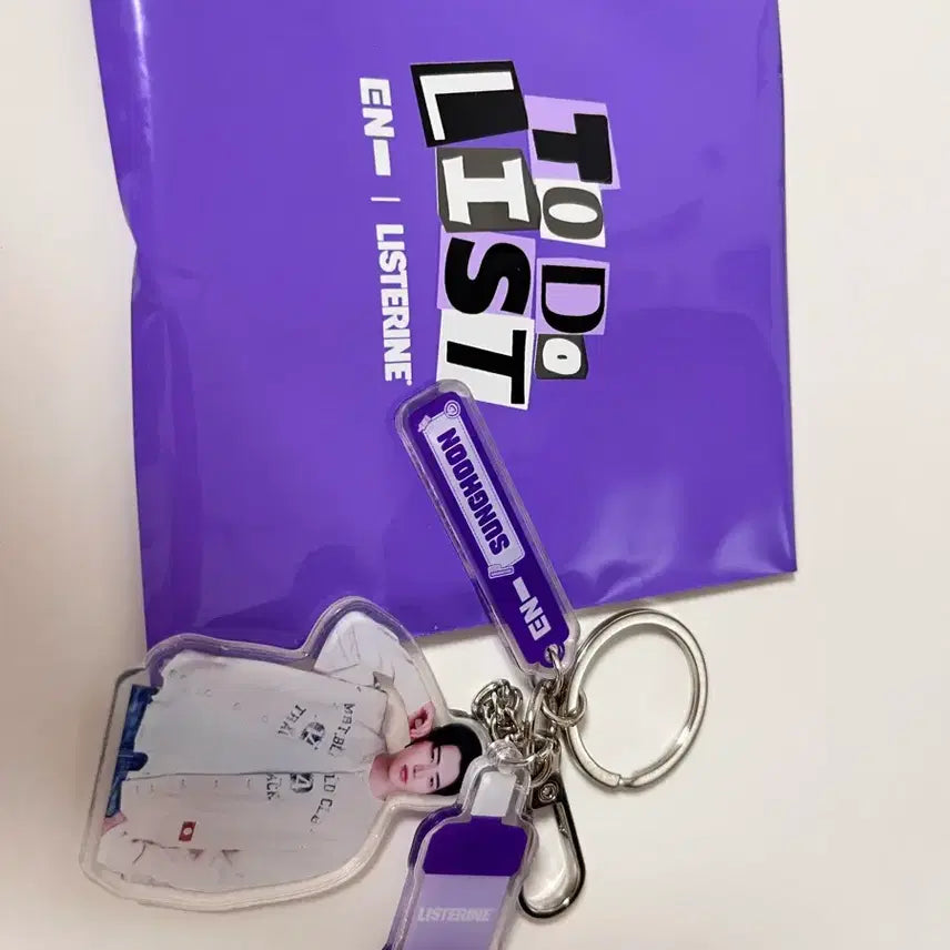 [BUNJANG] ENHYPEN Sunghoon Listerine Keyring / 엔하이픈 성훈 리스테린 키링