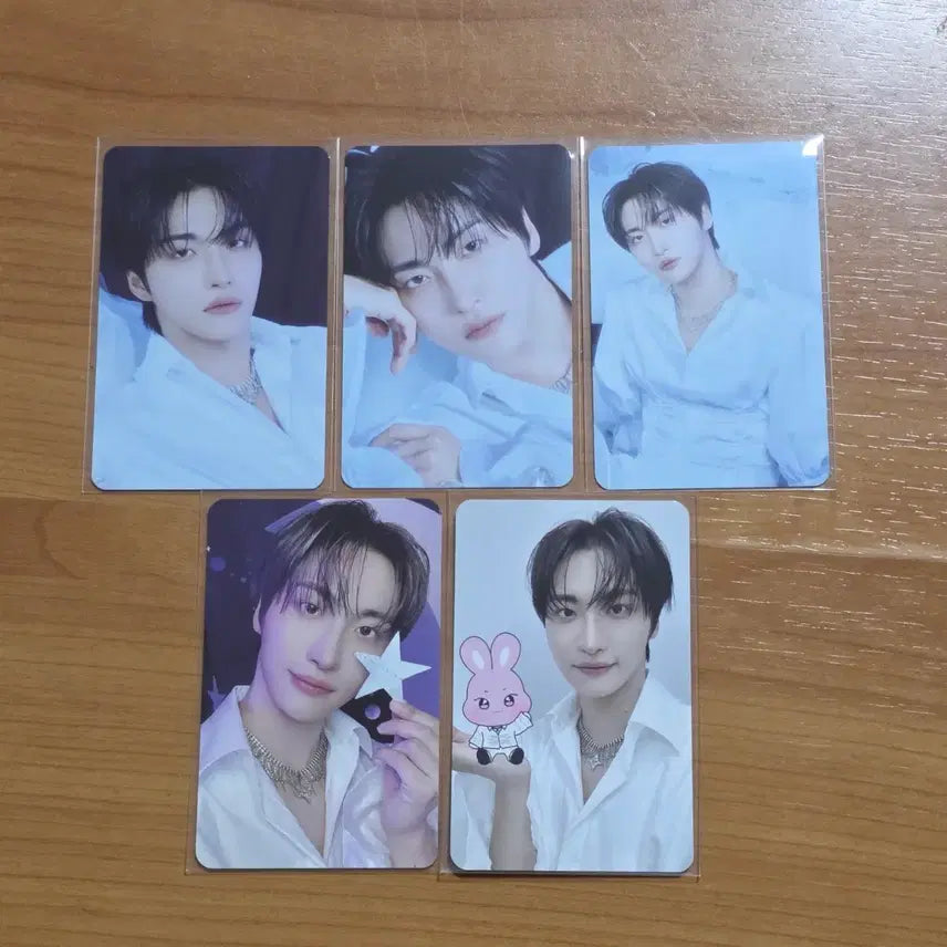 [BUNJANG] ATEEZ Seonghwa Photocard Bundle Set / 애니티즈 데자뷰 팝업 트레카 성화 5장 일괄 양도