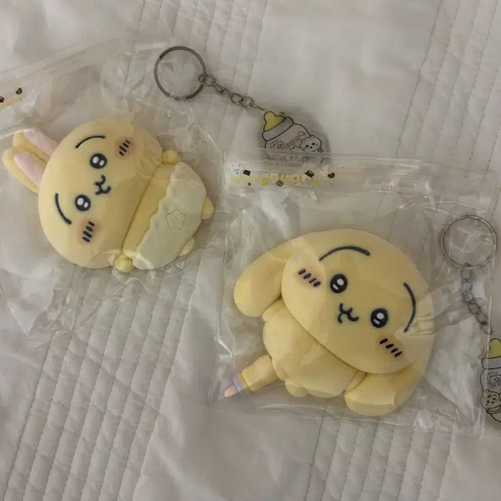 [BUNJANG] Chiikawa Usagi Powder Version Plush Doll Bundle Set / (미개봉) 현물 먼작귀 치이카와 파우더 버전 롭이어 베이비 우사기 타오바오 수제 말랑이 일괄 판매 양도
