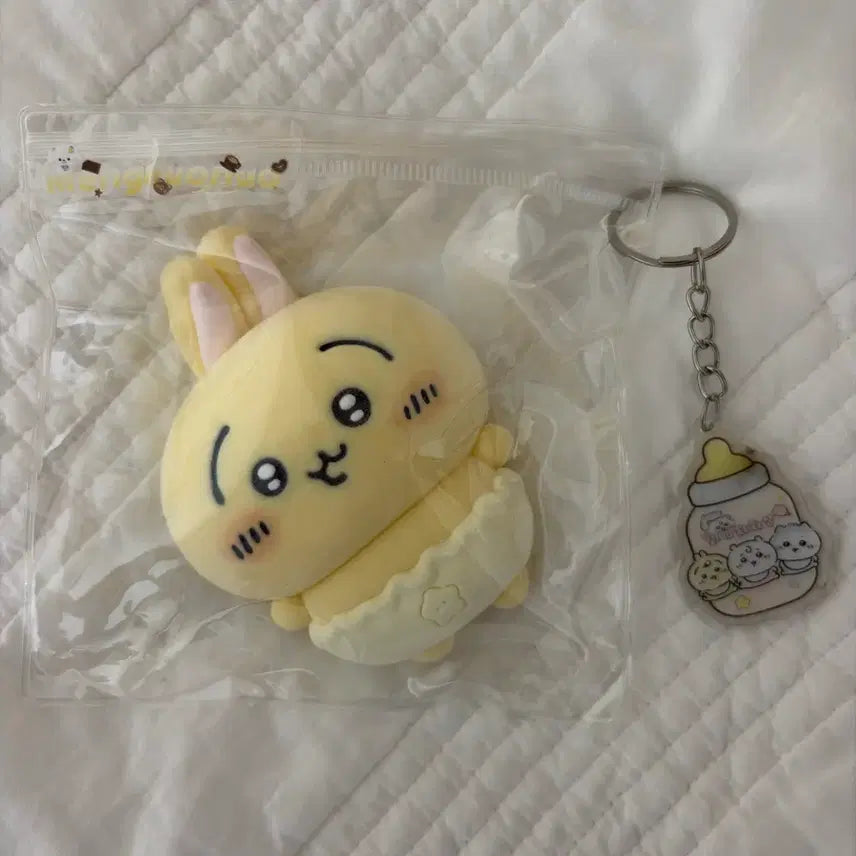 [BUNJANG] Chiikawa Usagi Powder Version Plush Doll Bundle Set / (미개봉) 현물 먼작귀 치이카와 파우더 버전 롭이어 베이비 우사기 타오바오 수제 말랑이 일괄 판매 양도