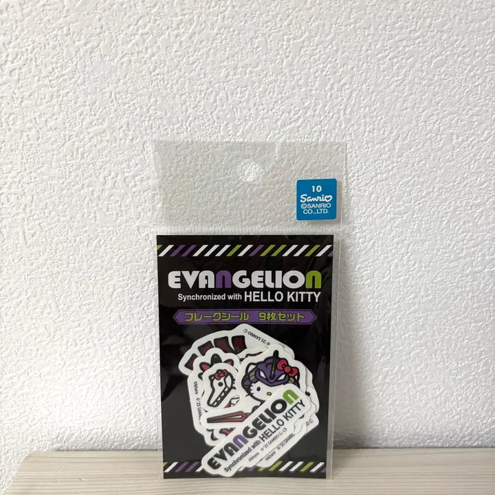 [BUNJANG] Evangelion x Hello Kitty Sticker Set (9 Sheets) / 에반게리온 헬로키티 스티커 9장 세트 신지 아스카 레이